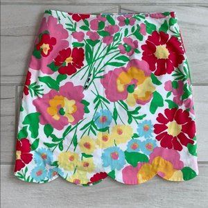 Lilly Pulitzer Scallop Hem Skirt size 0